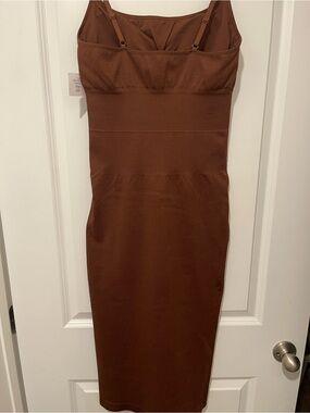 Spandex like Brown Bodycon shaper- Women's Slim Fit